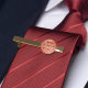 Red gold and silver tie clip men's business formal wear groom wedding tie partner clip happy men and women pin