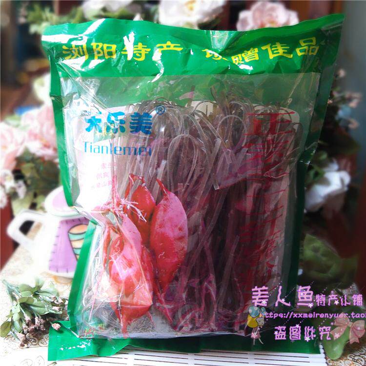 Hunan Liuyang native Tianlemei farmhouse pure sweet potato vermicelli 400g vermicelli high-quality no added dry goods