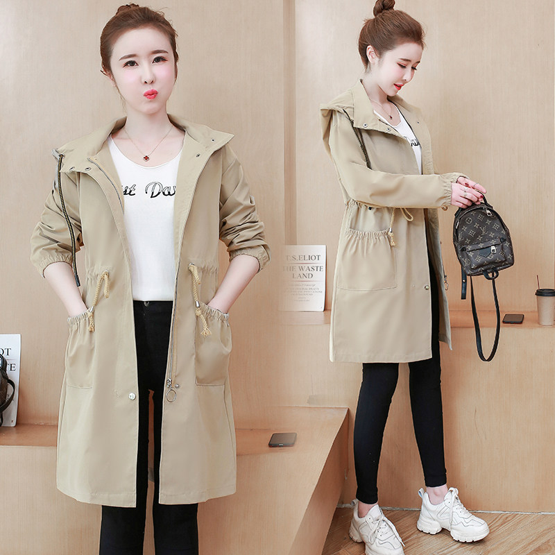 Large size women's clothing Spring and autumn jacket Fat mm Thin Ocean Pie in the middle of the Long Edition 2022 New spring clothing blouses