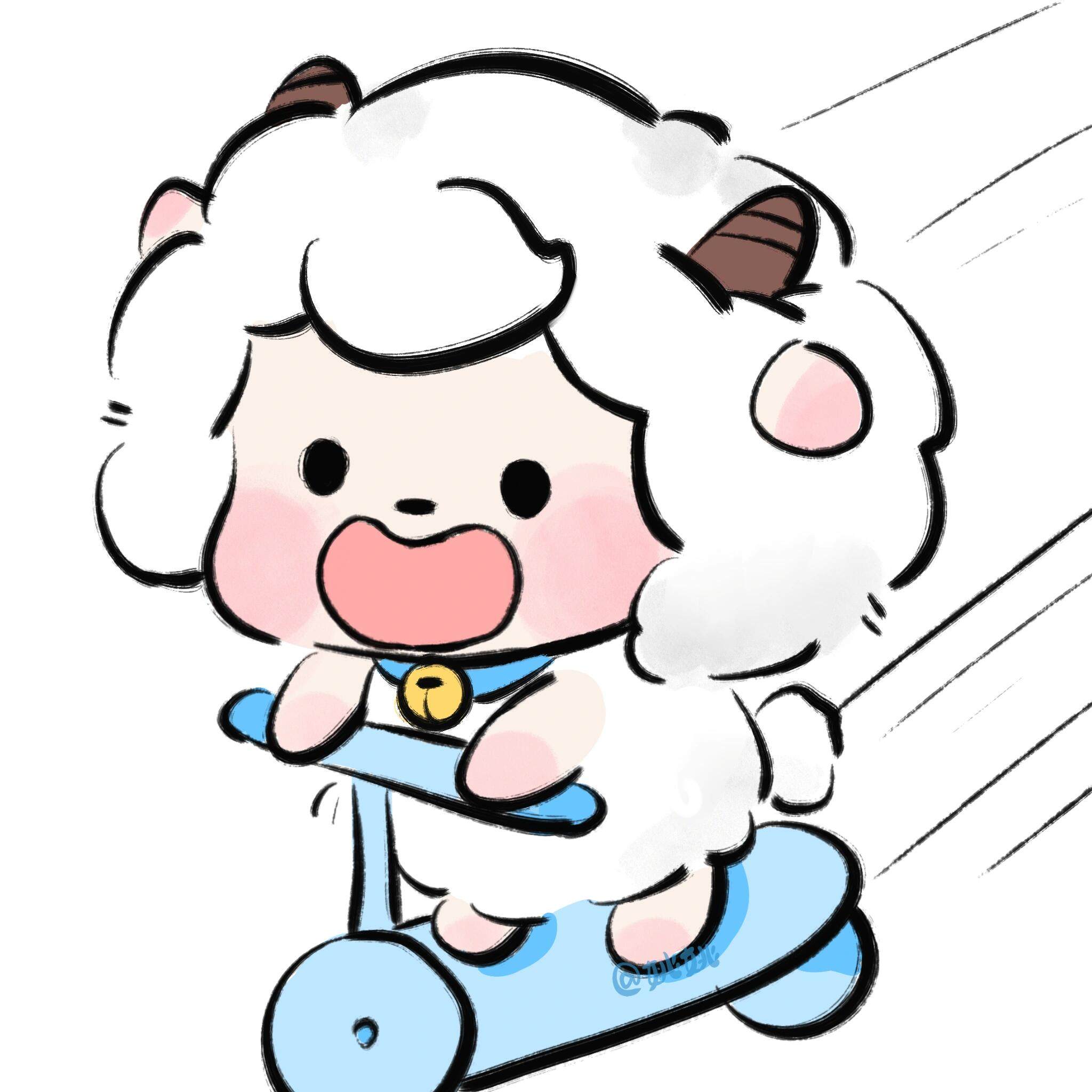 三头绵羊
