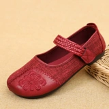 Слипоны, обувь для матери, нескользящие этнические комфортные туфли, мягкая подошва, этнический стиль