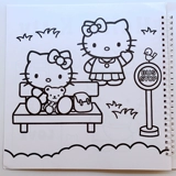 Hello Kitty, детская тетрадь для раннего возраста, раскраска