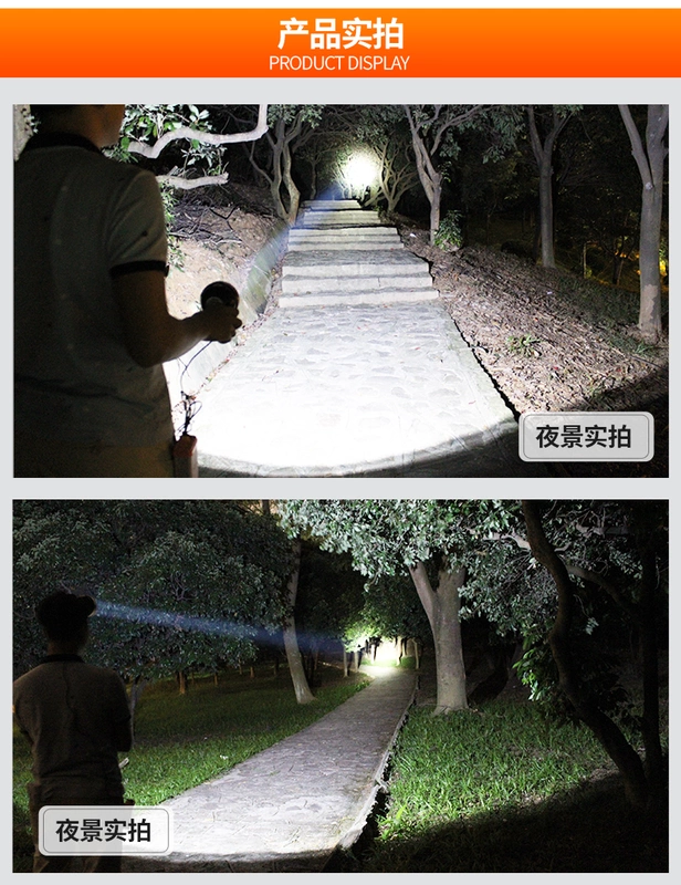 Kang Ming LED nổi bật tách đôi sạc đầu đèn KM-205 đèn xách tay làm việc đèn pha chiếu sáng khẩn cấp ngoài trời