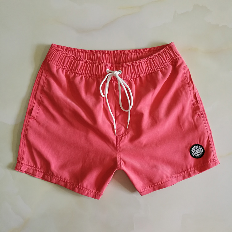 Quần short thể thao nam mùa thu mới kích thước lớn quần nhanh khô quần mùa hè lướt sóng quần short màu vàng cam lót ba điểm 	quần áo cây dừa đi biển