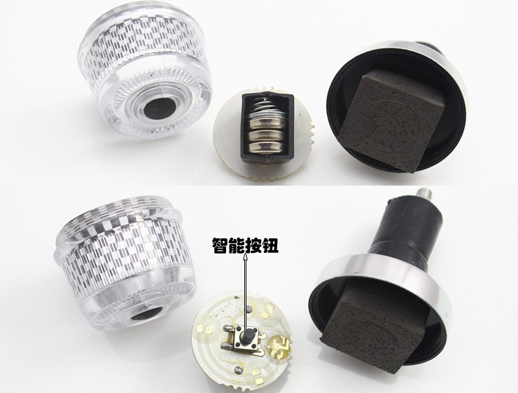 Xe máy sửa đổi phụ kiện xe điện led tay cầm cắm xe xử lý cắm đèn trang trí nhấp nháy đèn cắm đèn đèn nháy xe máy