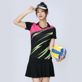 Форма для бадминтона, летний спортивный костюм подходит для мужчин и женщин, дышащие теннисные шорты для настольного тенниса, делается под заказ, короткий рукав