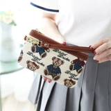 Кошелек, сумка через плечо, маленькая сумка клатч, небольшая сумка, новая коллекция, с медвежатами