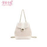 Рюкзак, модная сумка через плечо, портативная плетеная сумка на одно плечо, соломенная цепь, городской стиль, премиум класс, на цепочке