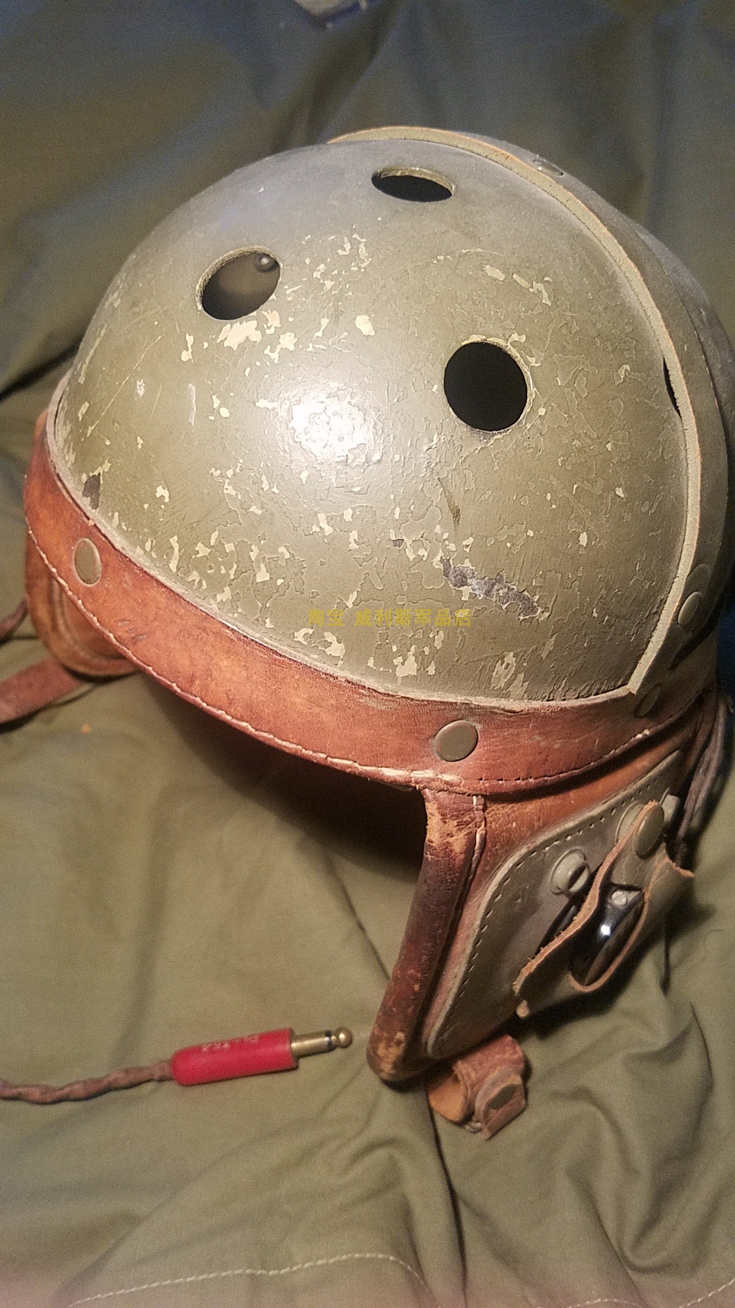 Large number WWII US Army version original Army Halley locomotive M4 Sherman Chariots Tank Hand Safety Helmet