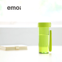 emoi Basic life Students Children portable plastic water cup Portable cup Creative handy cup Leak-proof belt rope