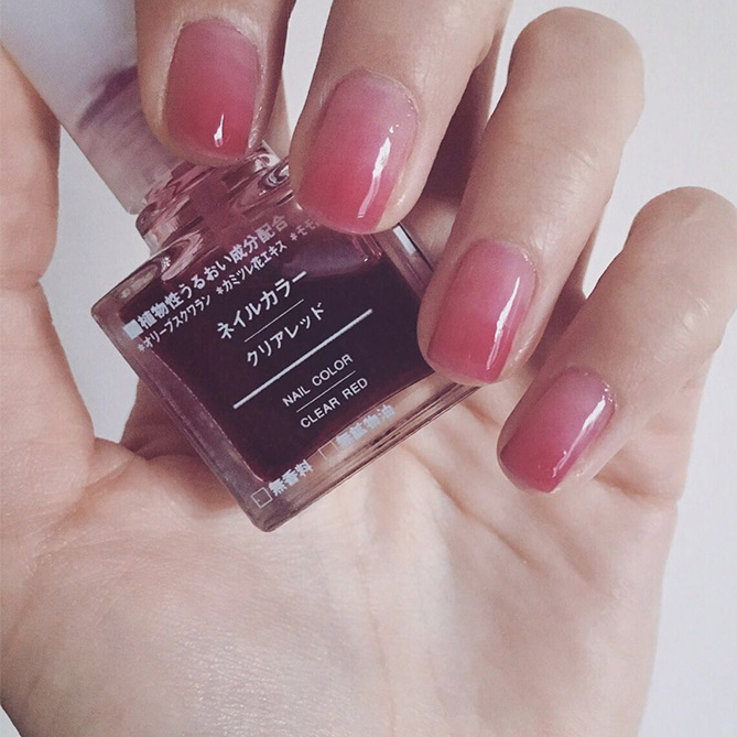 Spot Muji Muji Nail Polish Color Oil Base Oil Armor Essence Full