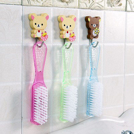 Multipurpose Plastic Crystal Cleaning Brush Subpan Saucepan Bowls Brush Colored Soft Hair Laundry Brush Wash Shoes Brush Washbasin Brushed Toilet Brush