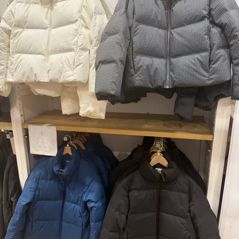 Purely by Chance! Seamless down Jacket Short Coat with Stand Collar, Warm Outerwear Jacket, New Autumn/Winter 25 Model, Top 478578