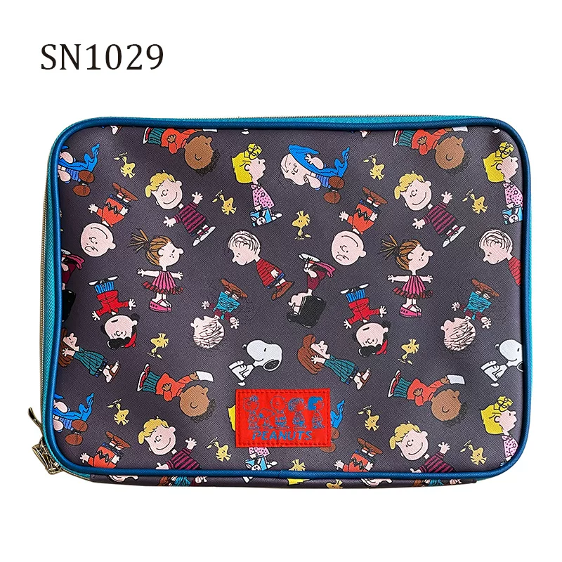 Snoopy, cartoon polyurethane laptop for documents, 13 inch