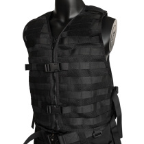 TCmayoyi TC0151-BK Black Mesh Breathable Light Outdoor Action Tooling Tactical Vest Waistcoat