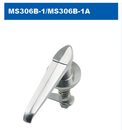 Shanghai Haitan handle lock stainless steel MS306B-1 1A long handle lock distribution box cabinet Industrial door lock MS807