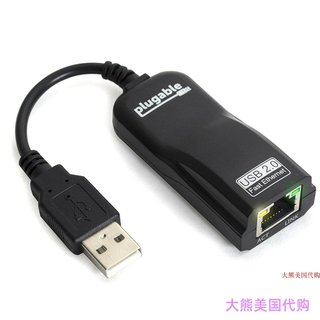 Plugable usb 2.0 to ethernet fast 10\100 lan wired network a