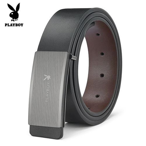 Playboy, кожаный ремень, трендовые штаны для отдыха, официальный продукт, из натуральной кожи