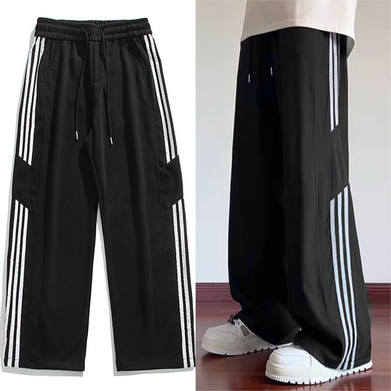 Extra Large Size for Big and Tall Men, European Style 200kg Sweatpants, Straight-Leg Pants, Casual Long Pants for Men, Autumn