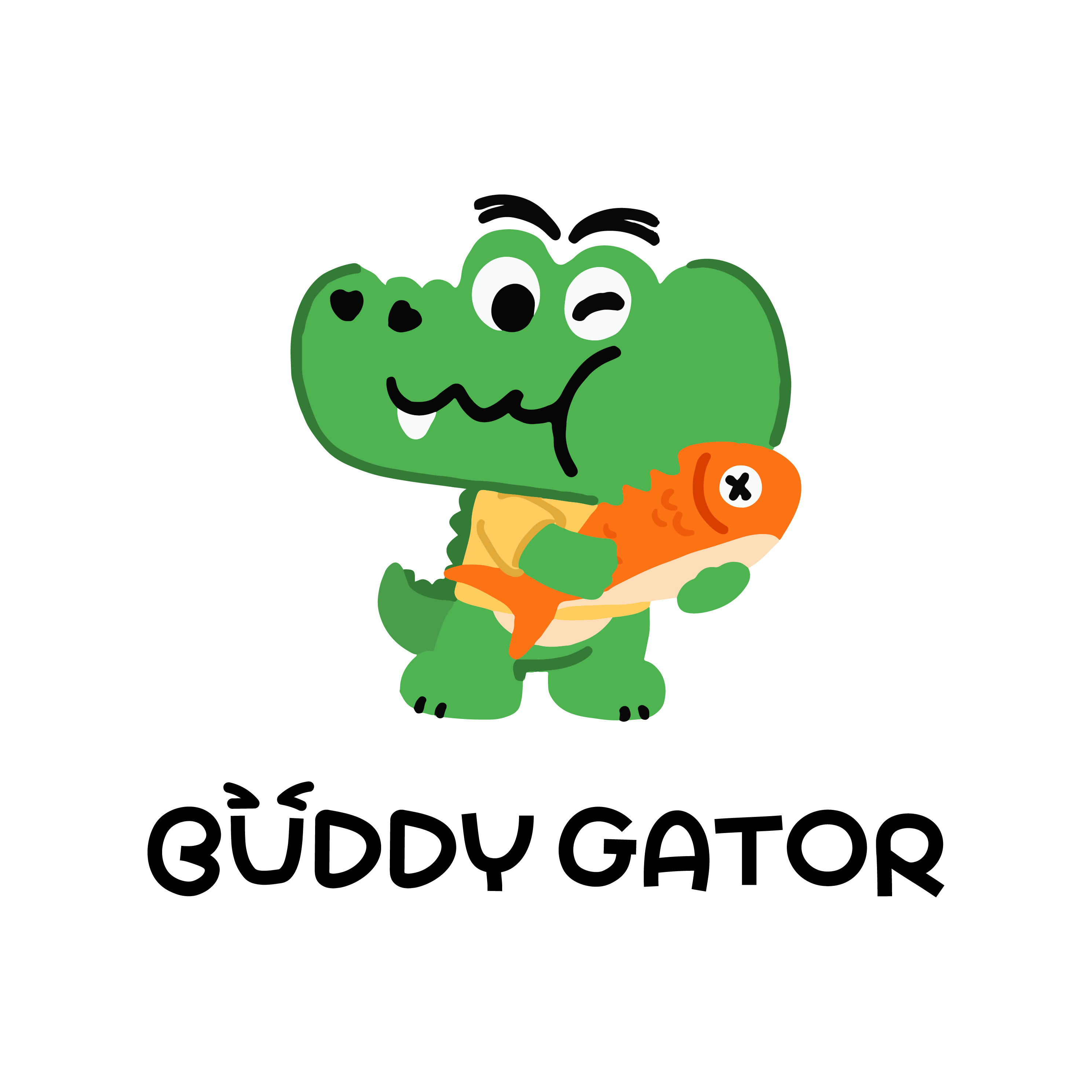 BUDDYGATOR盖朵小鳄鱼的LOGO