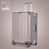 Khung nhôm xe đẩy trường hợp nam 26 inch mật khẩu hộp du lịch Hàn Quốc vali học sinh phổ quát bánh xe nữ 20/22/24 inch vali túi vải Va li