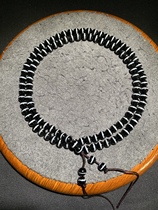 Number 19282 6mm original mine black and white first-line pharmacist Buddha pearl rare in the middle and wide line feel fine and smooth