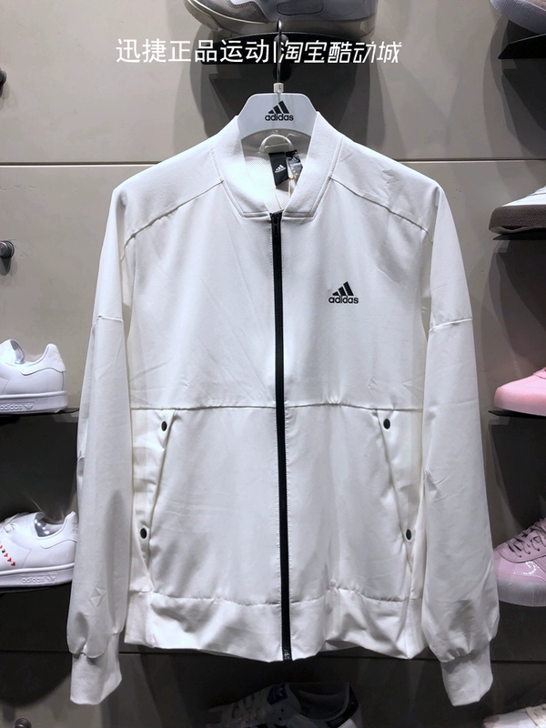 Áo khoác Adidas nam 19 mùa thu mới chống gió cổ đứng đồng phục bóng chày áo khoác thường EH3774 3778 3750 - Áo khoác thể thao / áo khoác