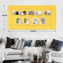  Cork board display board Self-adhesive wall stickers Hanging photo wall background board Kindergarten felt wall stickers Creative message board