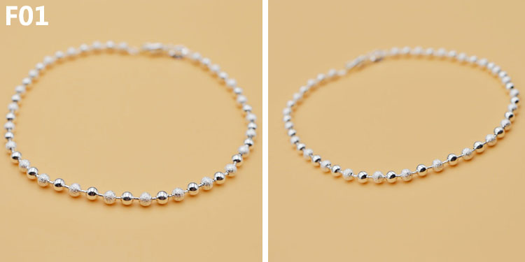 Chaine de cheville Femme OTHER en Argenterie - Ref 3102380 Image 6