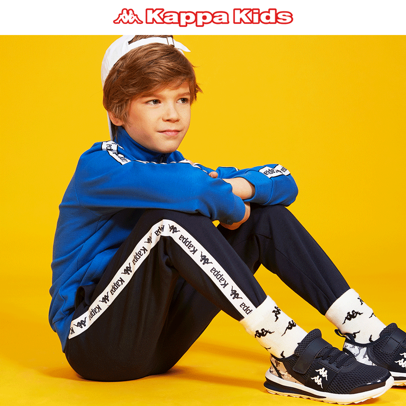 Kappa 背靠背 19年新款 串标系列 中大儿童运动裤 聚划算+天猫优惠券折后￥139包邮（￥209-70）男、女童120~165码多色可选