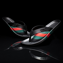 Mens flip-flops non-slip deodorant summer new tide wear clip foot beach slippers rubber soft bottom wear-resistant sandals