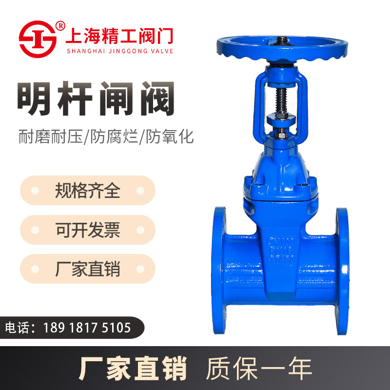 Shanghai Seiko valve RRHX Z41X Ming rod elastic seat seal soft sealing flange gate valve spot supply