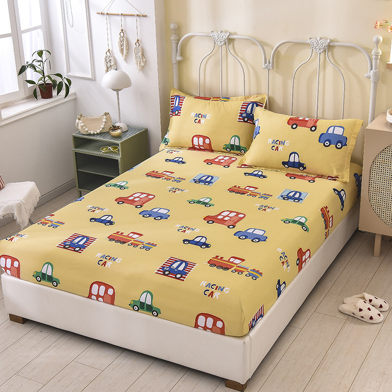 A single bedding pack for a single cotton - 100 bedbed mattress cover for a child cartoon - resistant child cartoon - resistant shelf