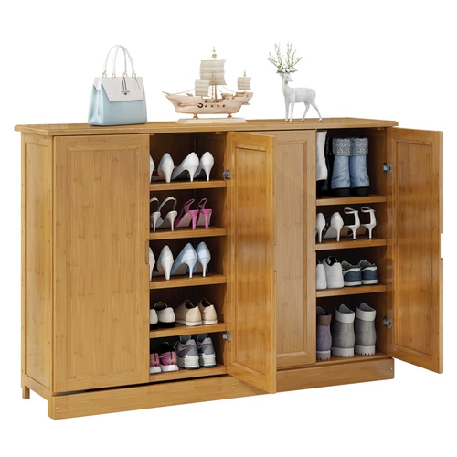 Простые туфли, деревянная универсальная вместительная и большая система хранения