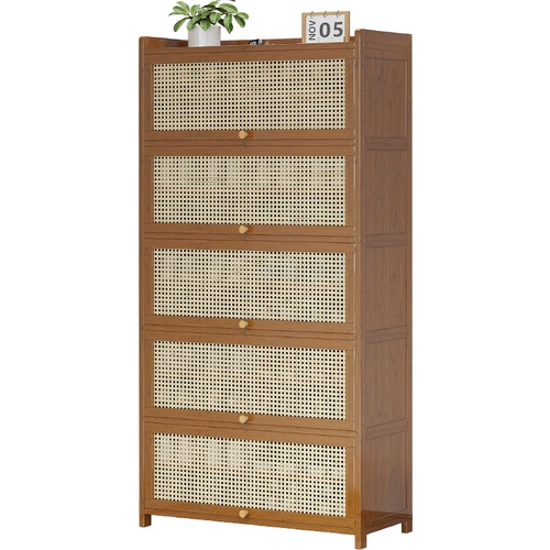 Введите полку обуви для обуви, дверь домашней комнаты, простой многослойный артефакт хранения экономит большую полку большую емкость