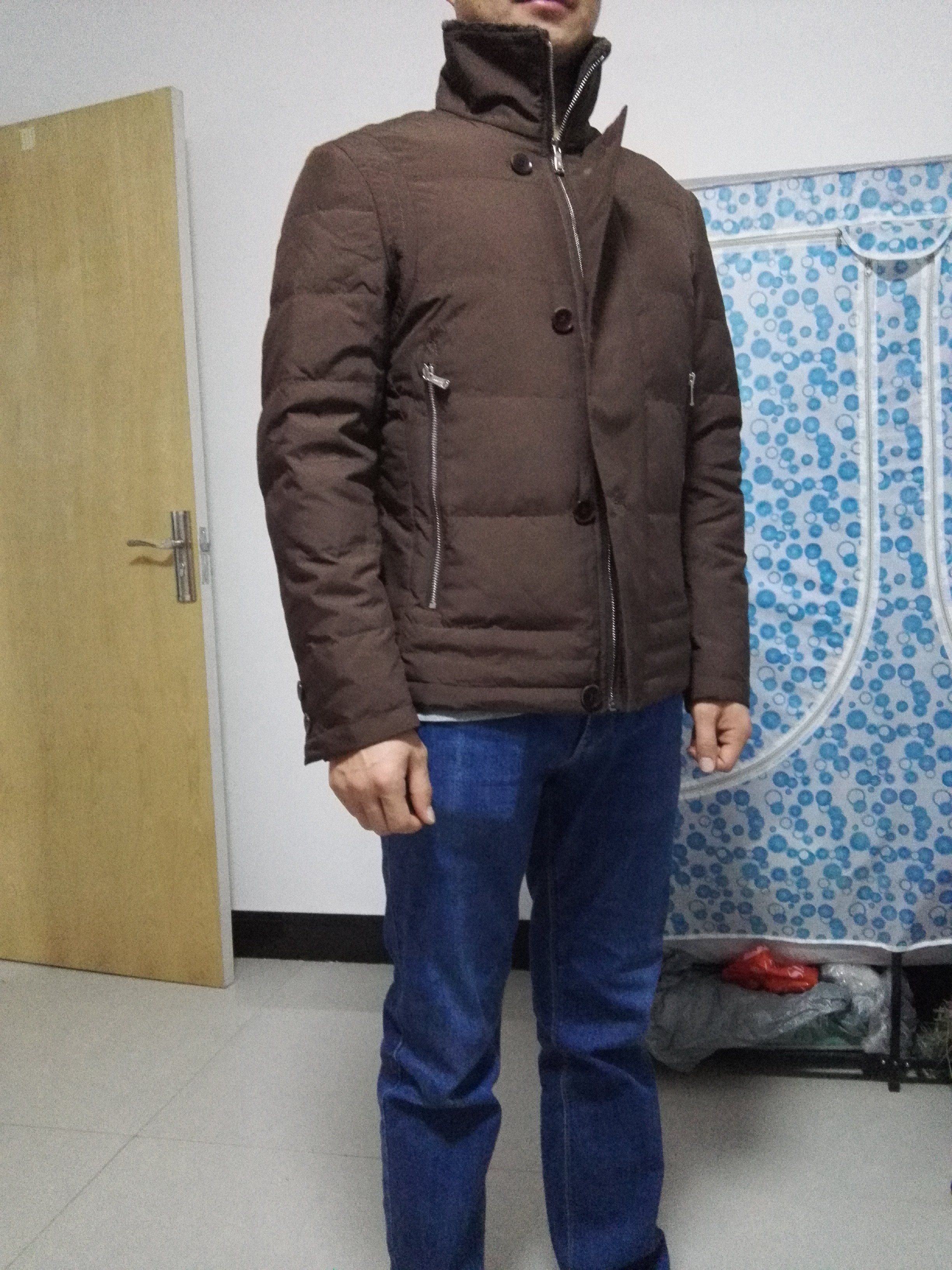 劲霸男装羽绒服外套