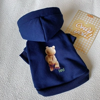 Синяя толстовка с капюшоном