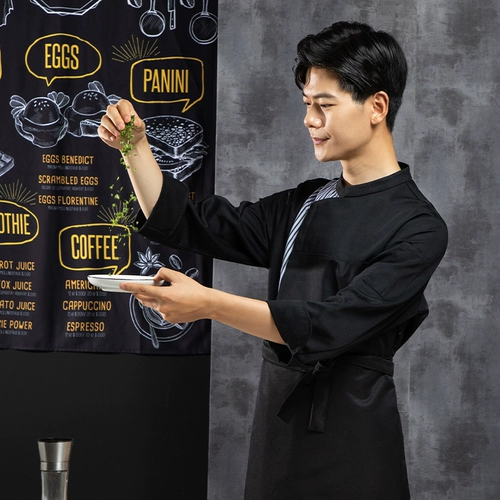 Демисезонный комбинезон для отеля, высококлассный комплект, фартук