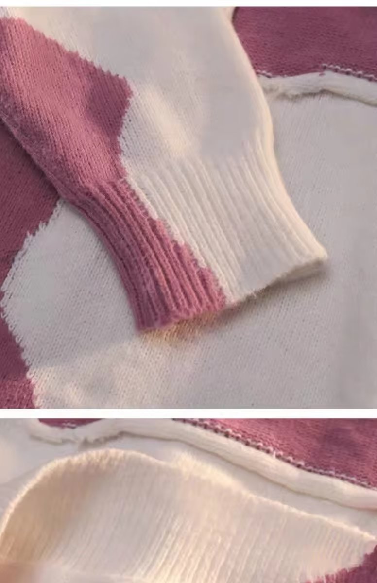 Women's Hoodie Patchwork American Style Autumn Winter Outerwear_voghion.com