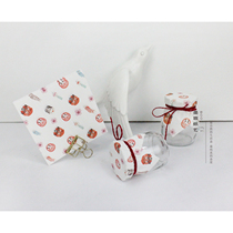 Ink Fei paper art Japanese pudding bottle honey jam flower tea chili sauce beef sauce table sealing paper wrapping paper