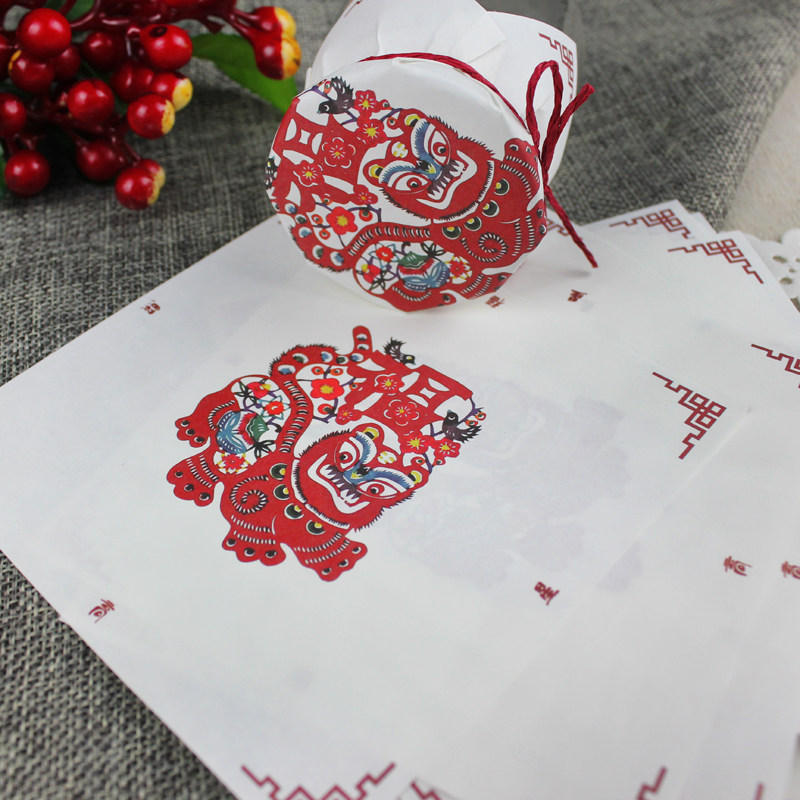 Kraft paper Origami Baking packaging Yogurt pudding bottle cap Honey seal bottle cap jar jam sealing paper Capping paper