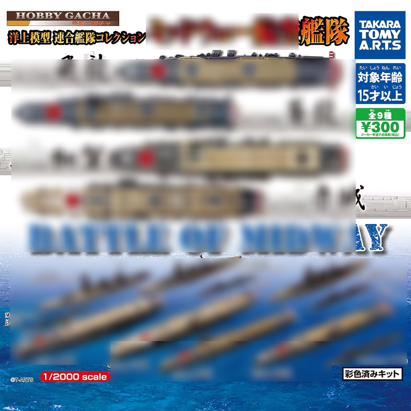 Tomy Gashapon Model Fleet 1/2000 Ship Waterline Destroyer Ornament in Stock