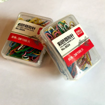 Real shop Deli paper clip Deli 0024 color paper clip clip paper clip