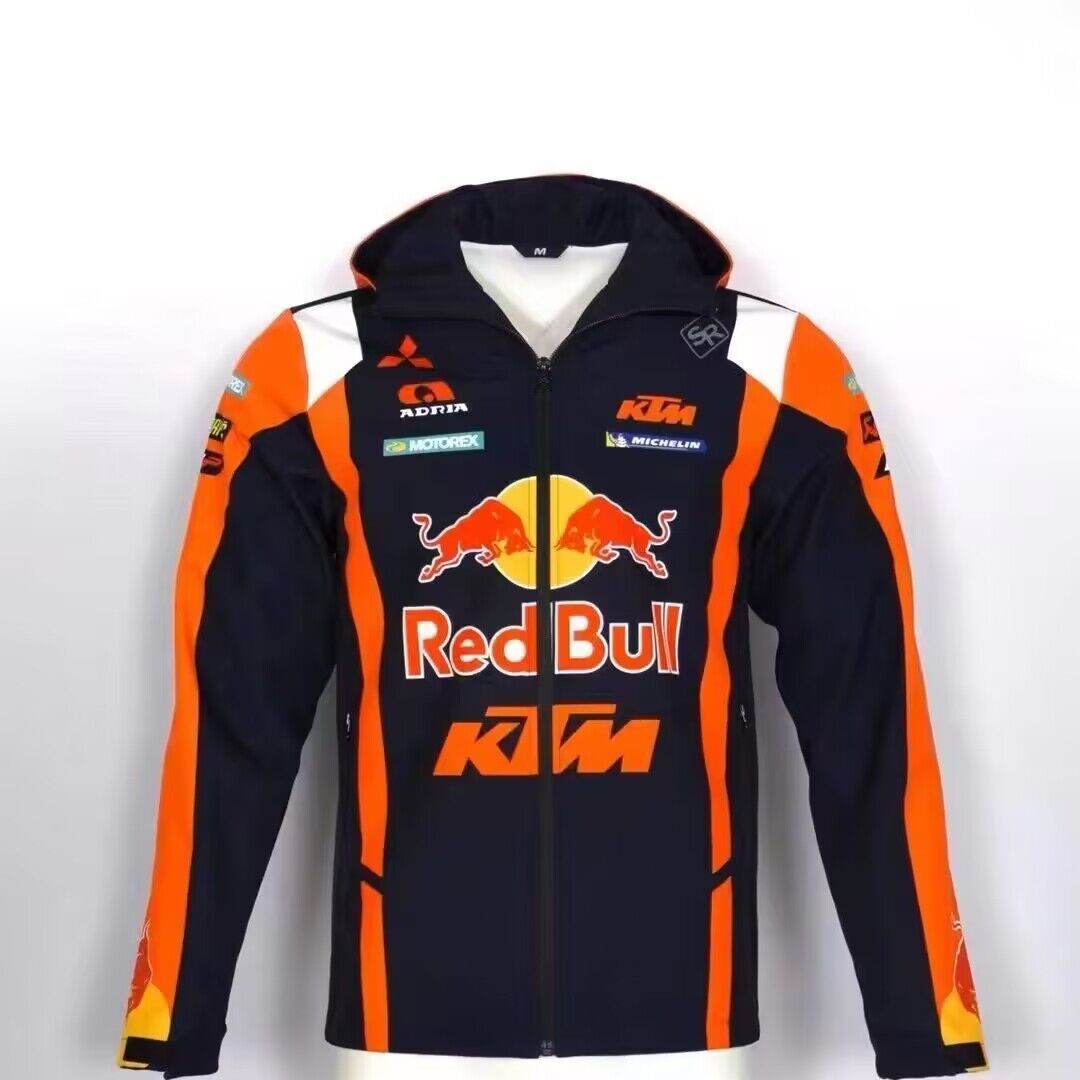 2023KTM Red Bull Windproof Jacket Locomotive for men's cross-country riding race car for winter long sleeve abrasion resistant velvet-Taobao