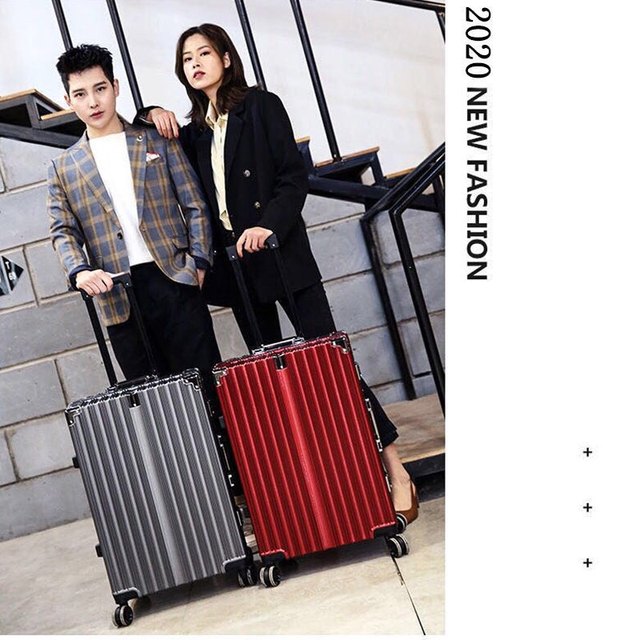 Wellsboro brand aluminium frame trolley case password box suitcase suitcase 20-inch boarding case silent wheel