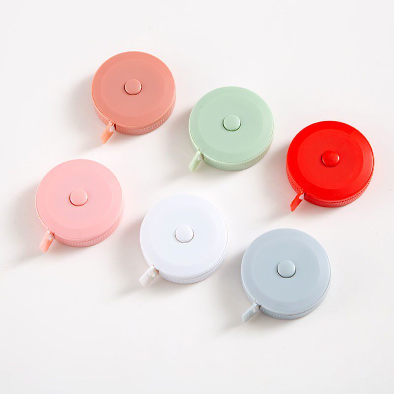 Cute Nordic small tape measure simple portable soft tape measure measurements bust, hips, waist, clothes, measure, height