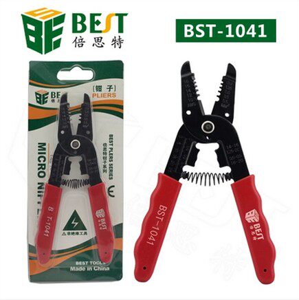 BST-1041 wire stripper, wire pliers, high-quality wire stripper, stripping range 0 9-5 5m㎡