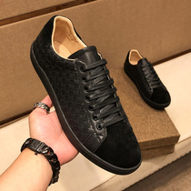 2021 New BV leather woven white shoes men Korean trend casual shoes breathable Tide brand shoes men