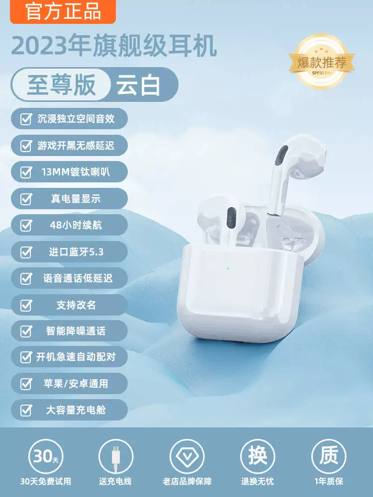 EARISE/ AirPro4 беспроводной Bluetooth наушник шумоподавление 2026 новая модель совместим с Android и Apple