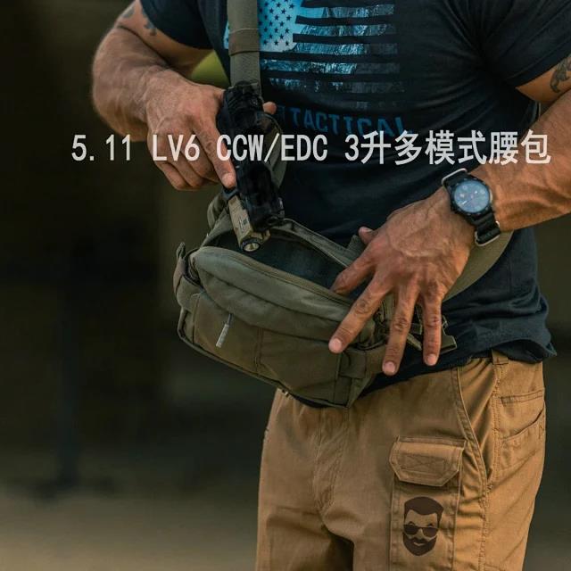 5 11 LV6 CCW EDC 3 liters multi-mode running bag 56445 sports leisure hanging bag running outdoor
